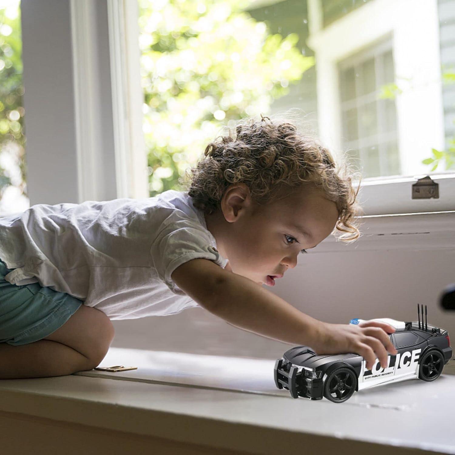 Vehículo de Rescate Policía Juguete YEAM 1:20 con Sonido y Luz