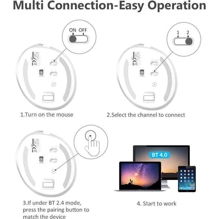 Combo Teclado Ergonómico Inalámbrico DeLUX GM901D y Ratón M618Mini