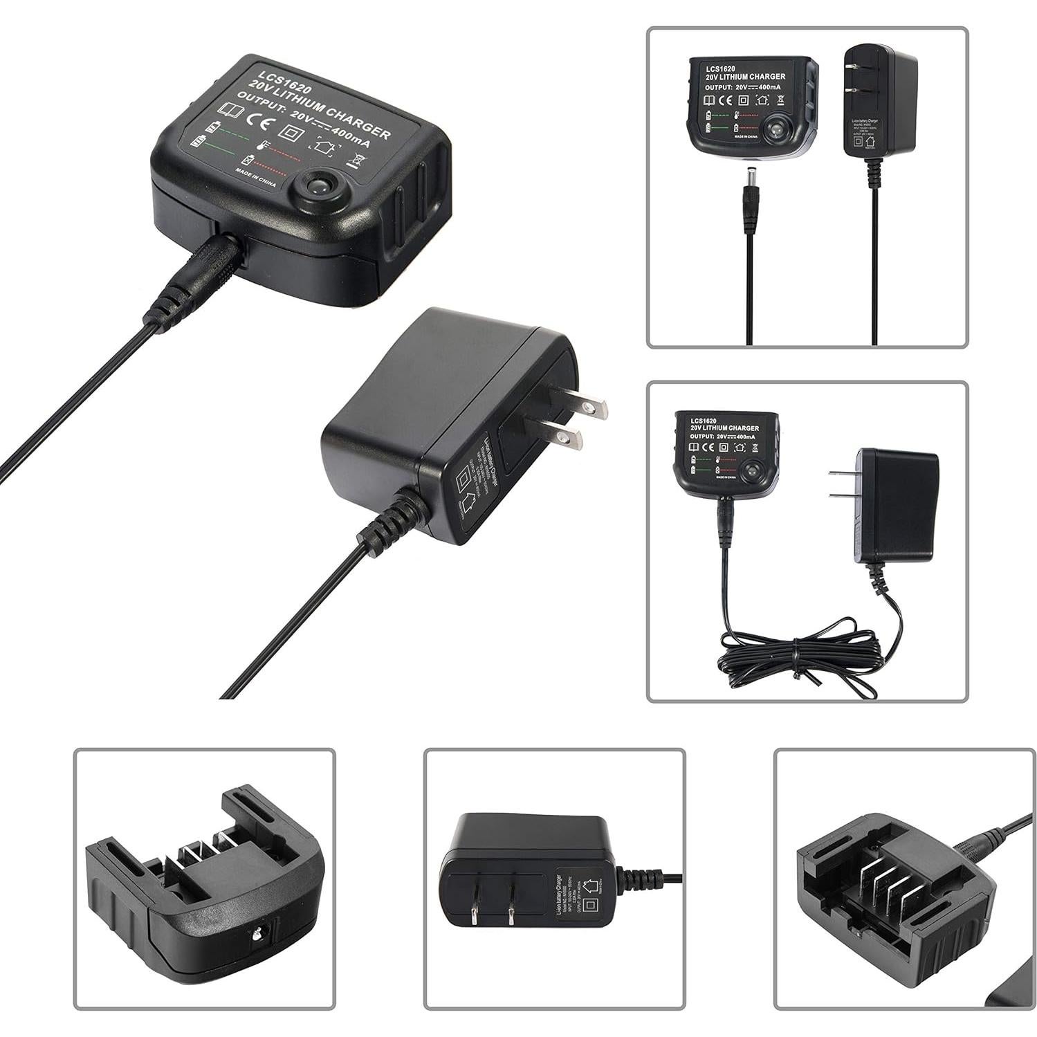 Batería de Litio 20V y Cargador Cell9102 para Black+Decker