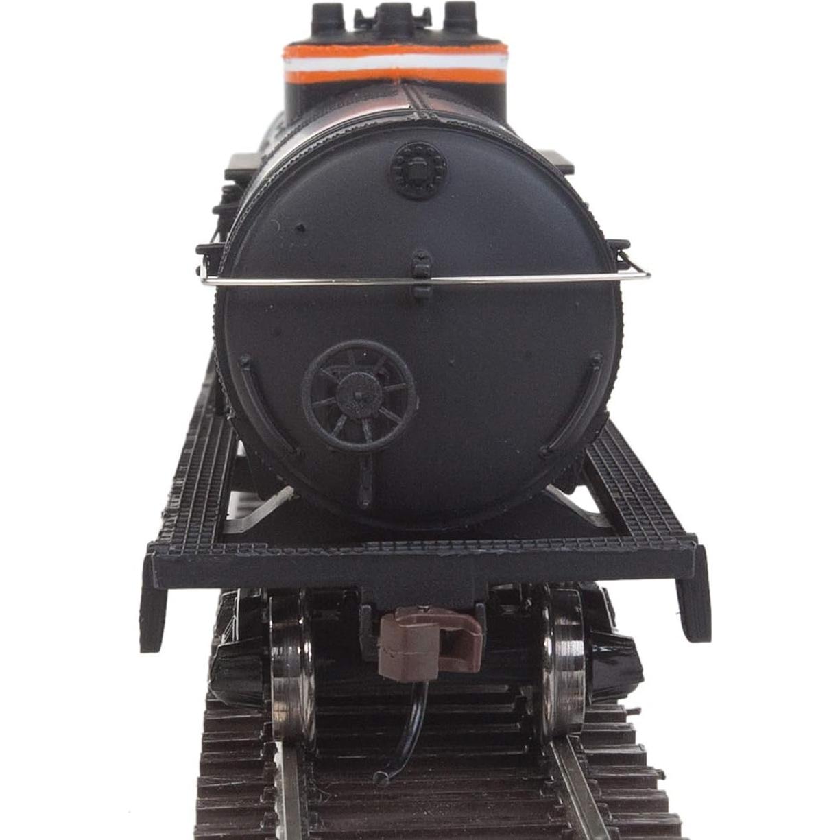 Carro Tanque HO Walthers Santa Fe 1:87 Negro Naranja