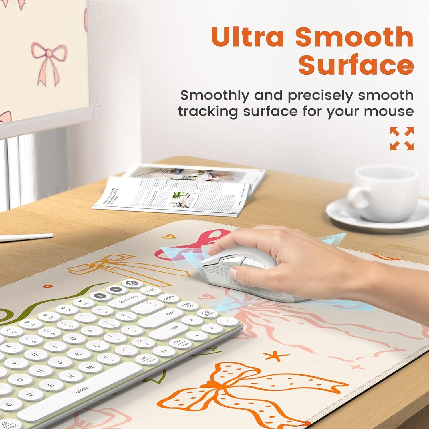 Alfombrilla de Escritorio iCasso XXL con Soporte Ergonómico