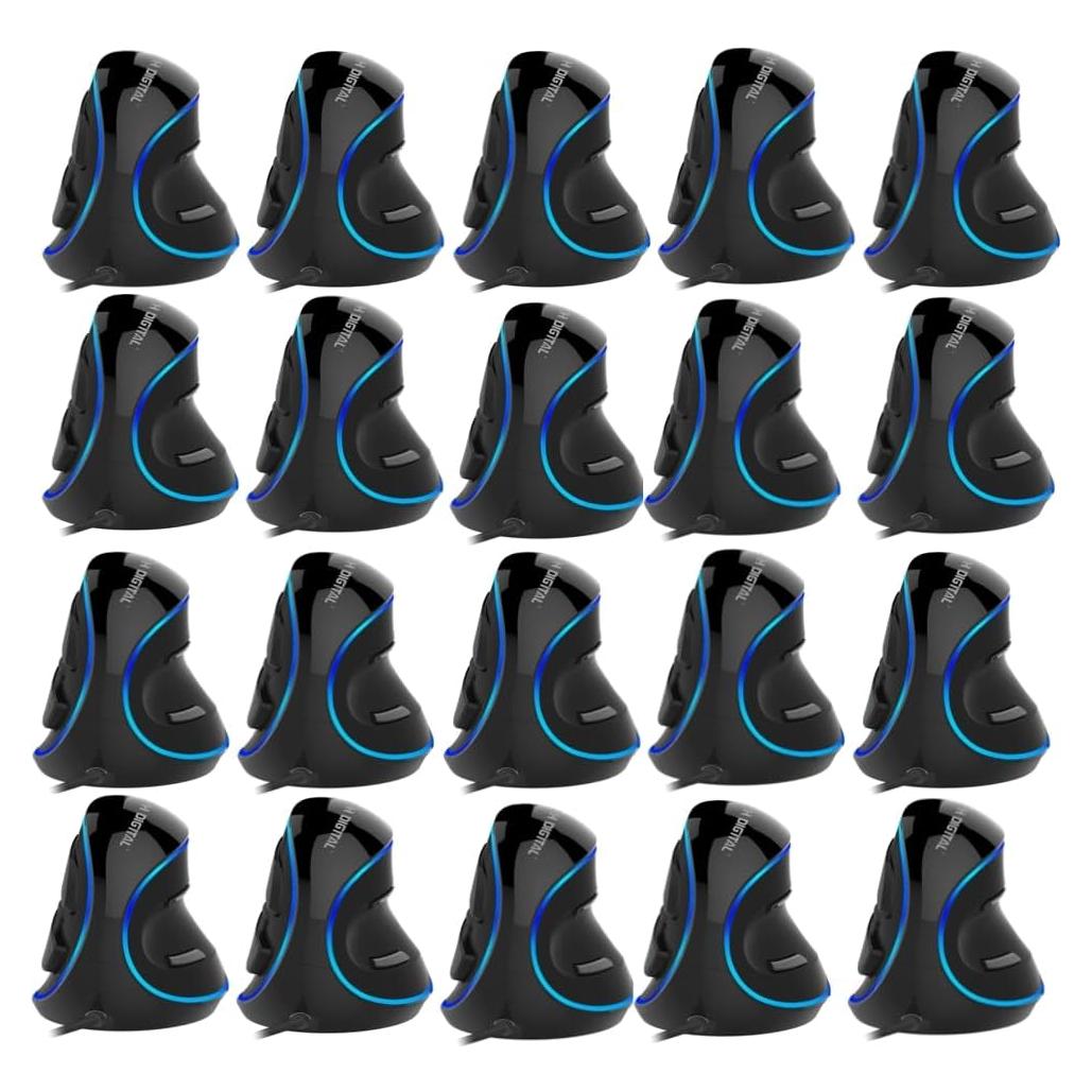 Ratón Vertical Ergonómico J-Tech Digital V628 USB 20 Unidades