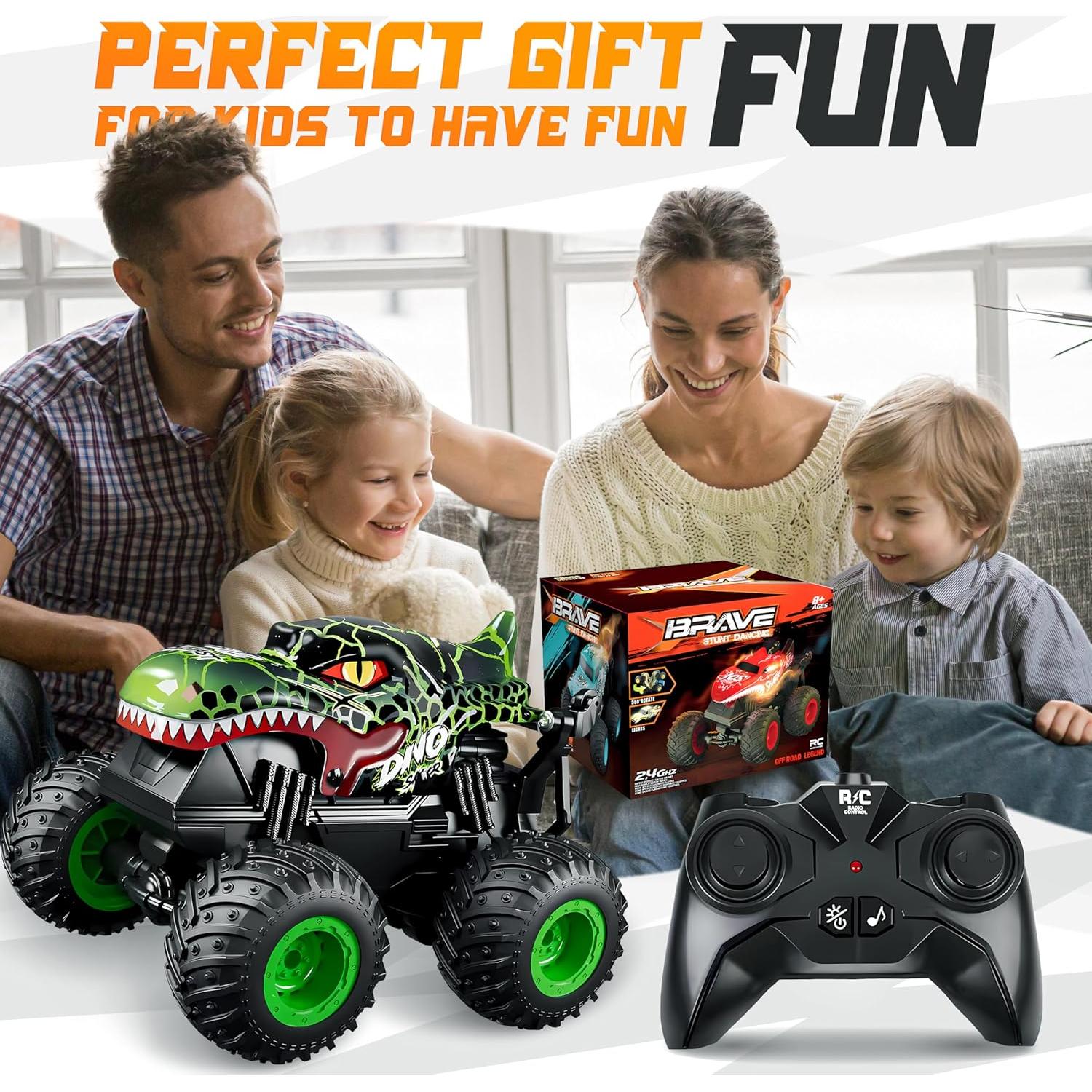 Camión Monstruo Control Remoto BEZGAR UJ99-T201 Verde 1:20