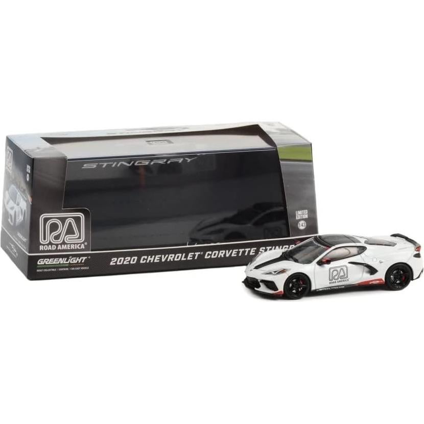 Modelo de Coche Diecast 2020 Chevy Corvette C8 Stingray 1:43