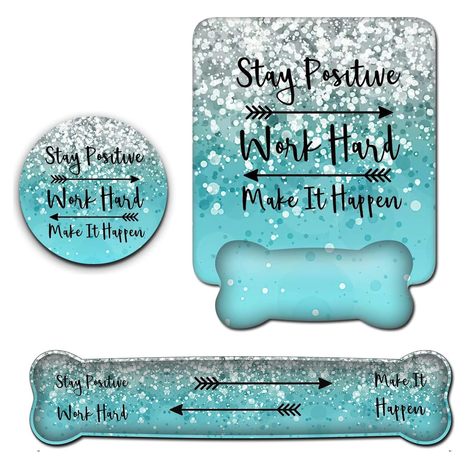 Juego de Soporte Ergonómico SOTWONSO para Mouse y Teclado