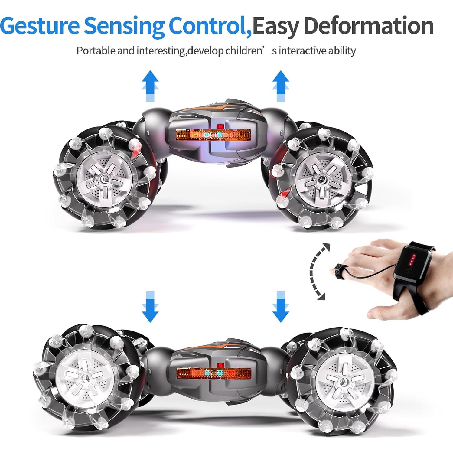 Coche Acrobático RC Deejoy 1:12 Todo Terreno 4WD con Luces