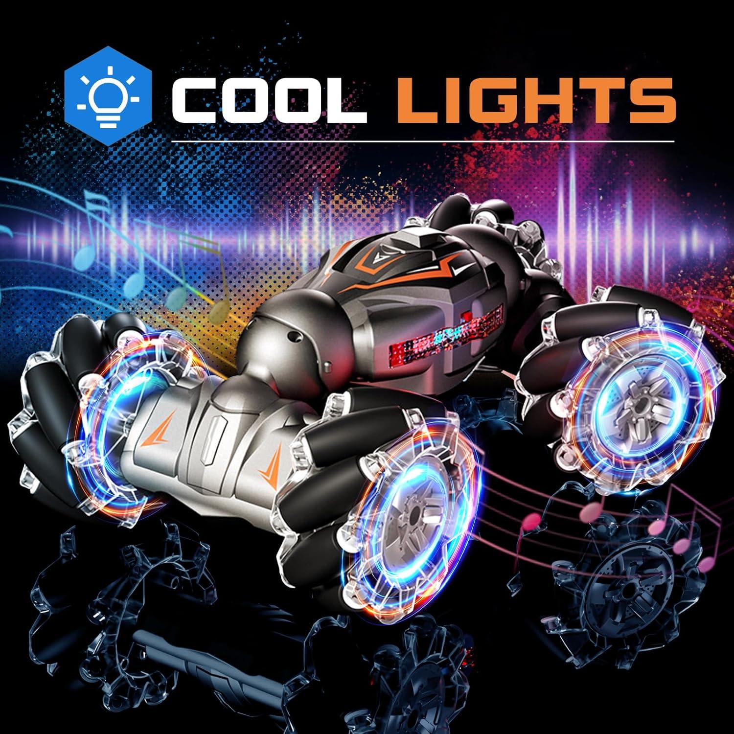 Coche Acrobático RC Deejoy 1:12 Todo Terreno 4WD con Luces