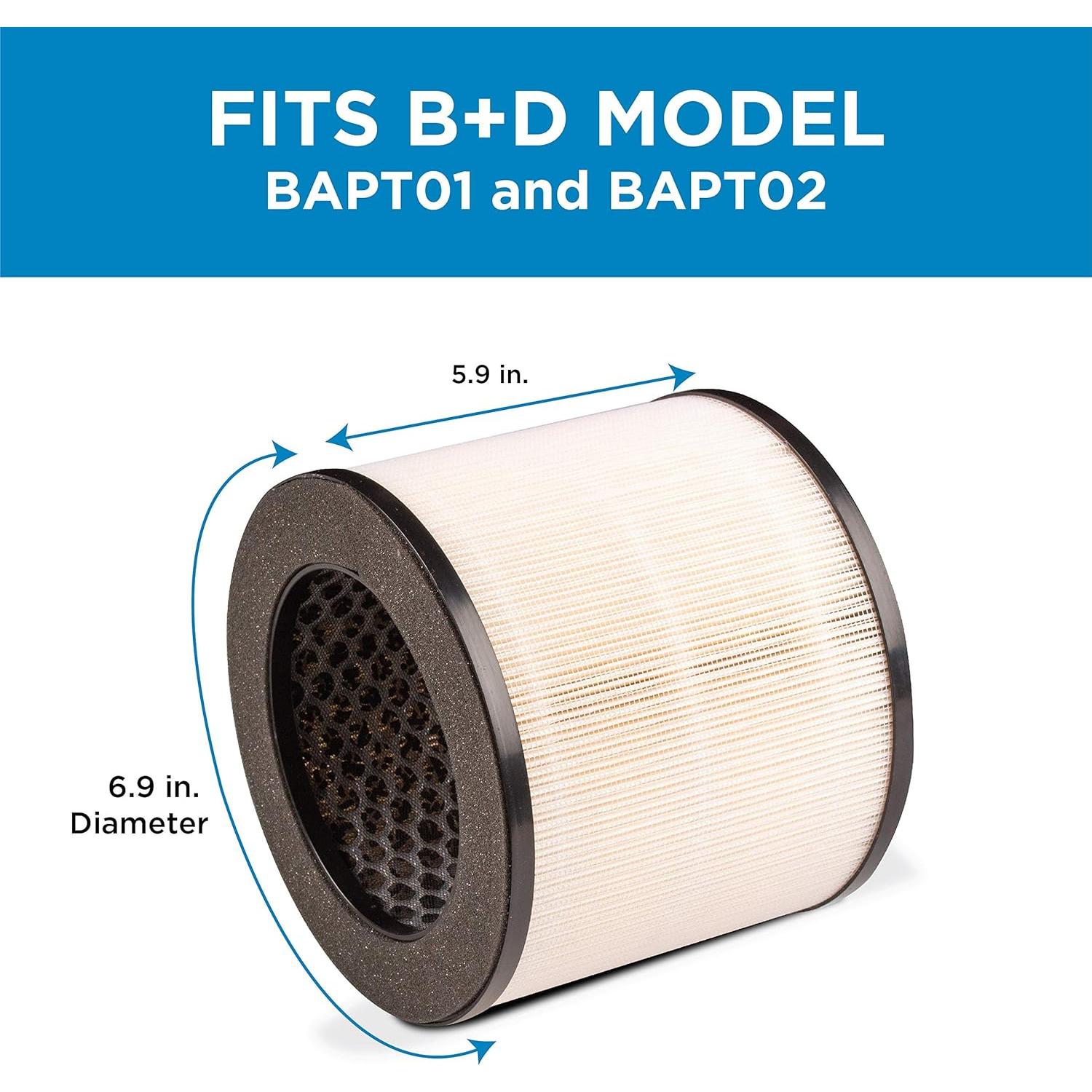 Filtro HEPA BLACK+DECKER AF1 para Purificadores de Aire