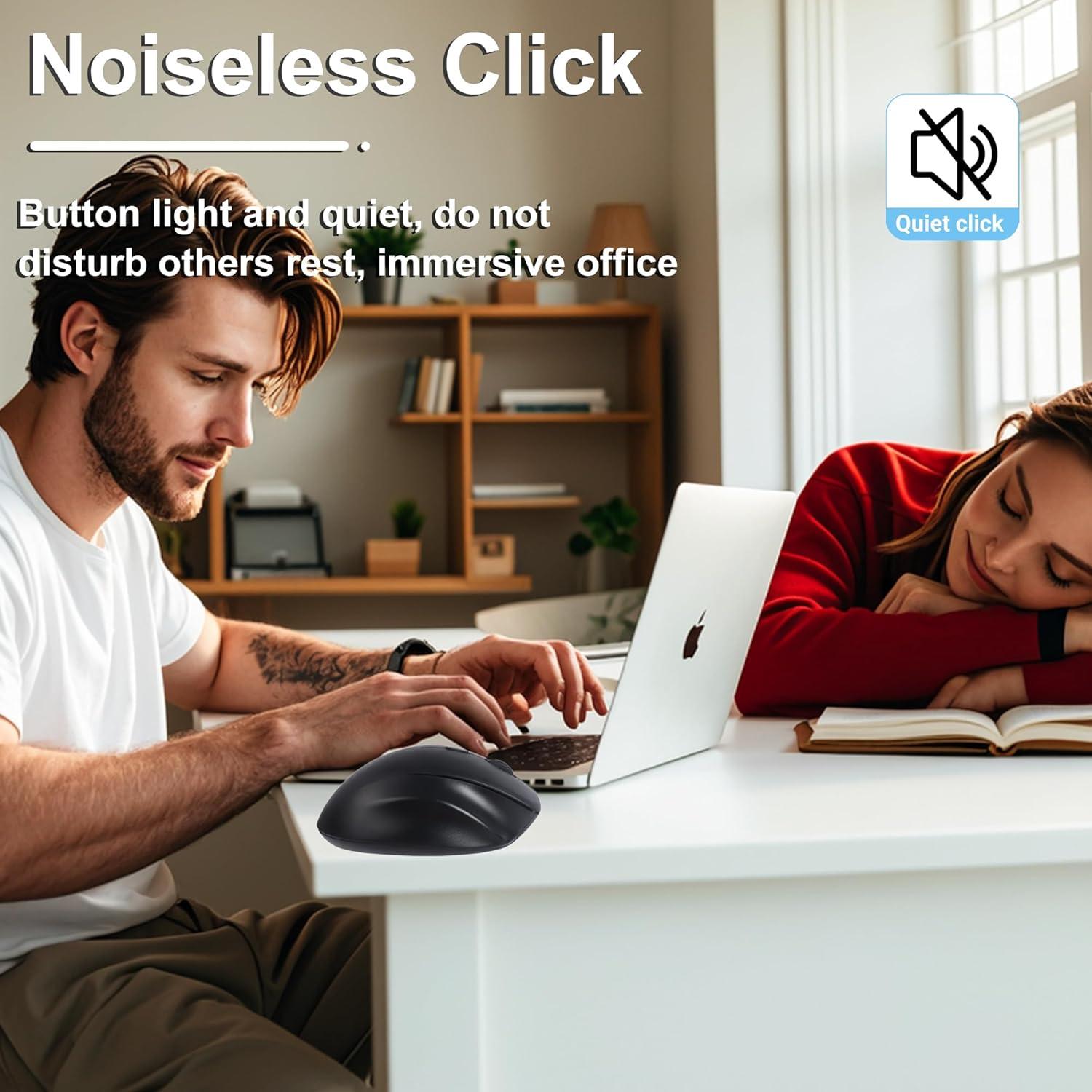 Ratón Inalámbrico Ergonómico CHUYI Vertical Bluetooth 5.2