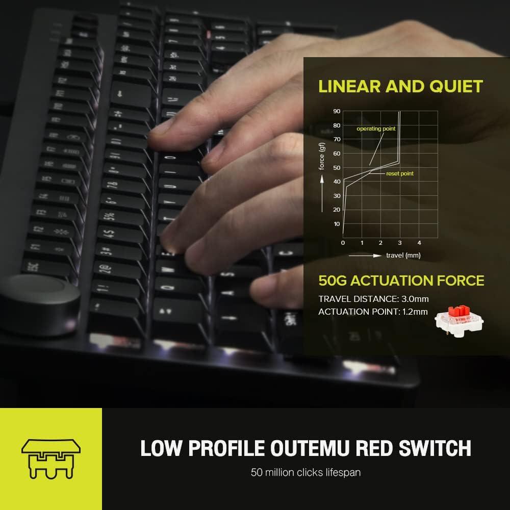 Combo Teclado Mecánico y Ratón Ergonómico DeLUX RGB