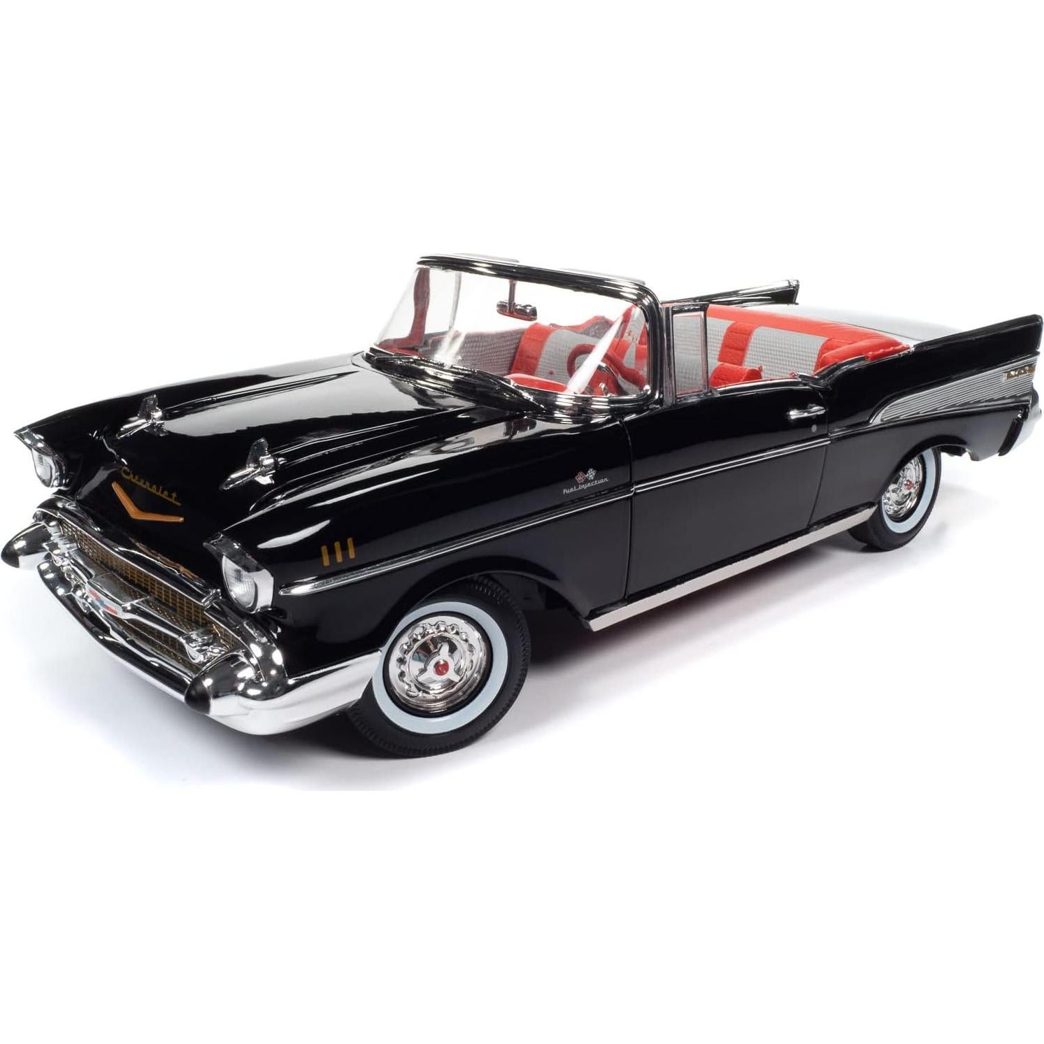Auto Diecast 1:18 Chevrolet Bel Air 1957 Negro/Rojo