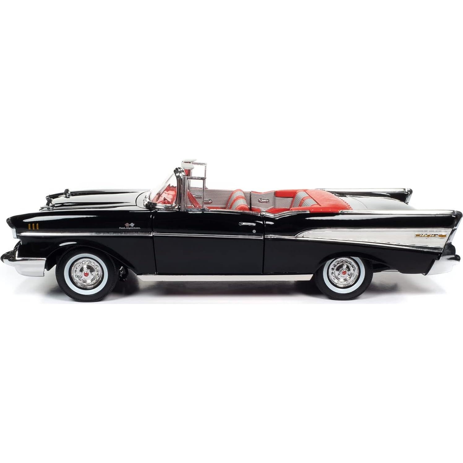 Auto Diecast 1:18 Chevrolet Bel Air 1957 Negro/Rojo