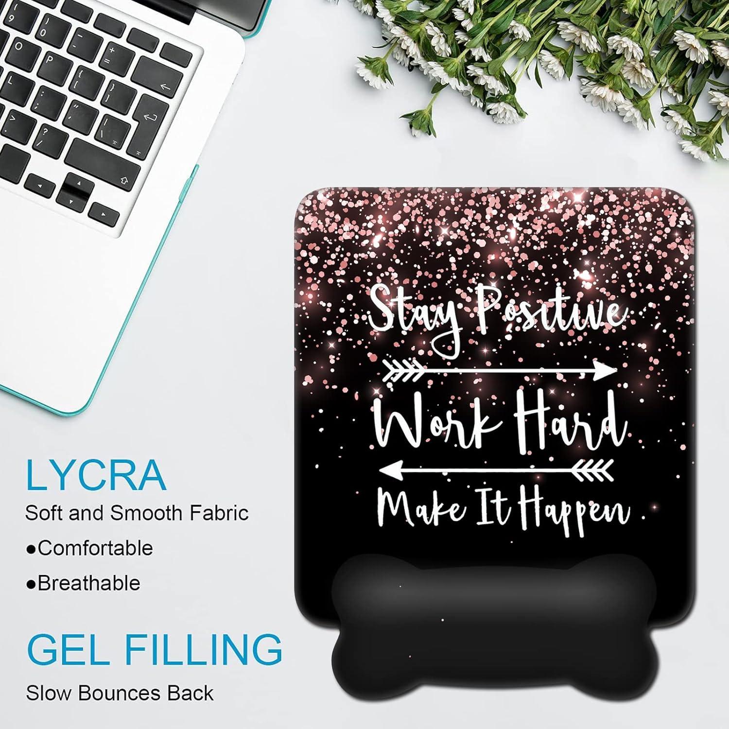 Reposamuñecas ergonómico SOTWONSO + almohadilla mouse 43.9x20cm