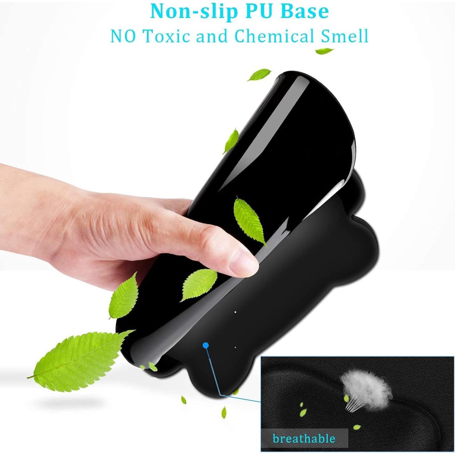 Reposamuñecas ergonómico SOTWONSO + almohadilla mouse 43.9x20cm