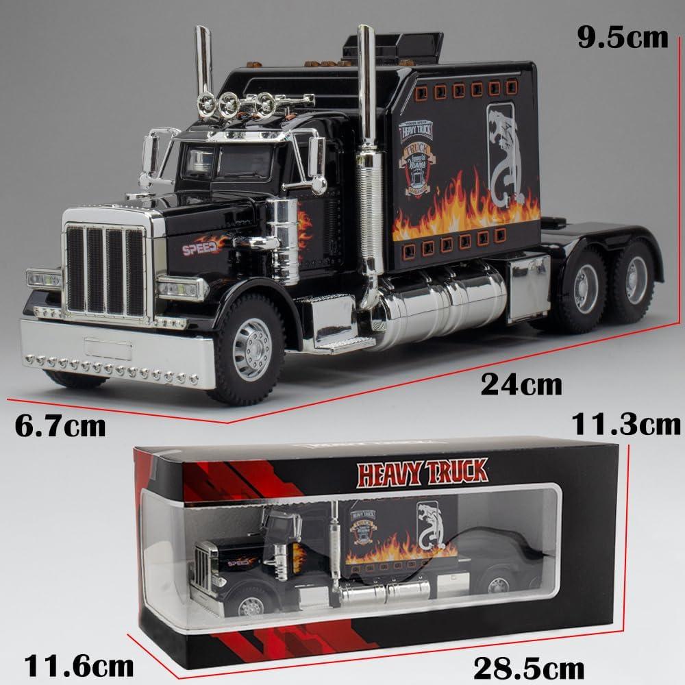 Camión Semi Pesado 1:24 Therina con Luces y Sonidos