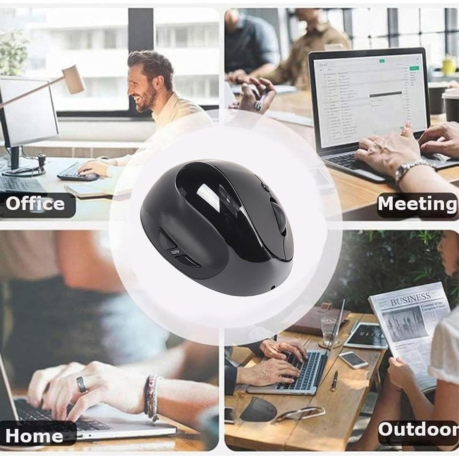 Ratón Ergonómico Vertical Inalámbrico CHUYI para Zurdos