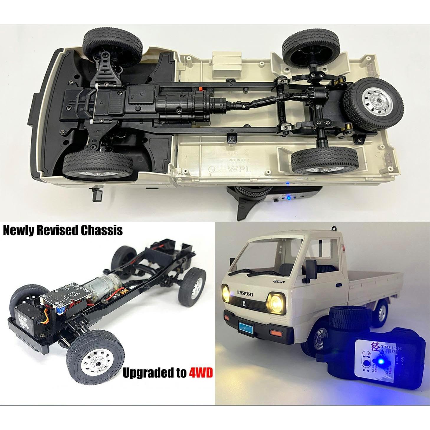 Coche RC WPL D14 4WD Todo Terreno Suzuki 1/10 RTR