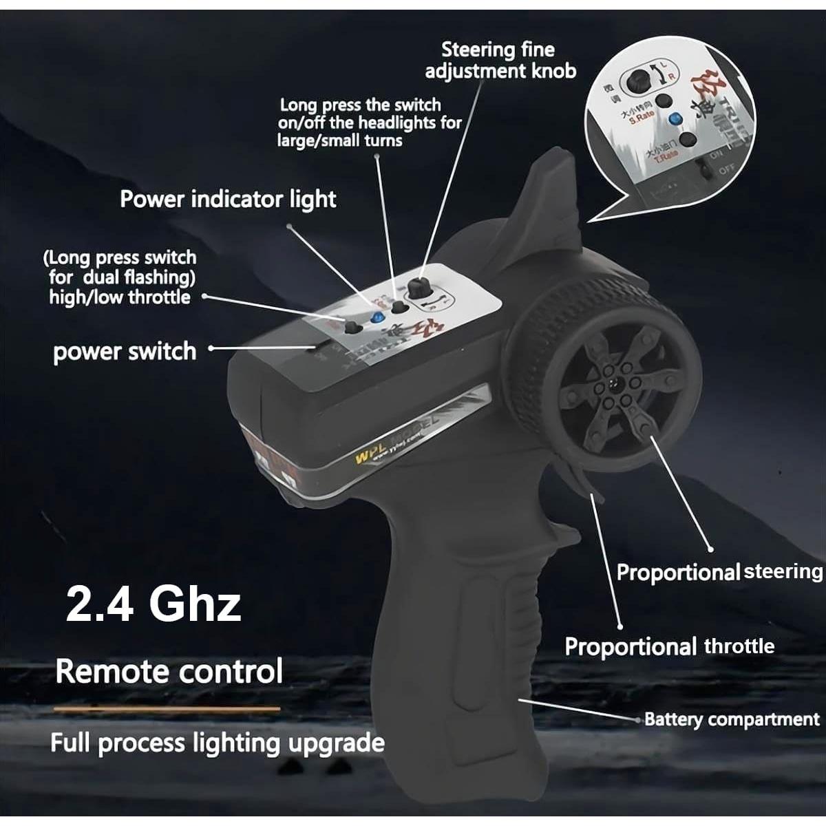 Coche RC WPL D14 4WD Todo Terreno Suzuki 1/10 RTR