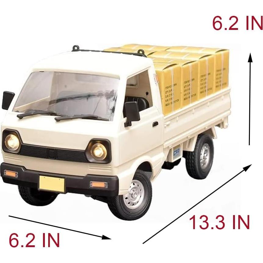 Coche RC WPL D12 1/10 Drift Todo Terreno 20 km/h 2.4G