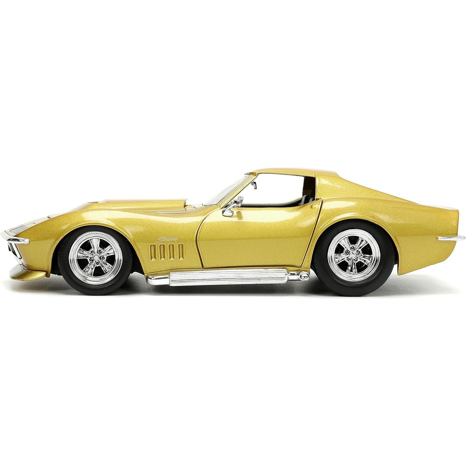 Coche de metal 1:24 Jada Toys 1969 Chevy Corvette Stingray