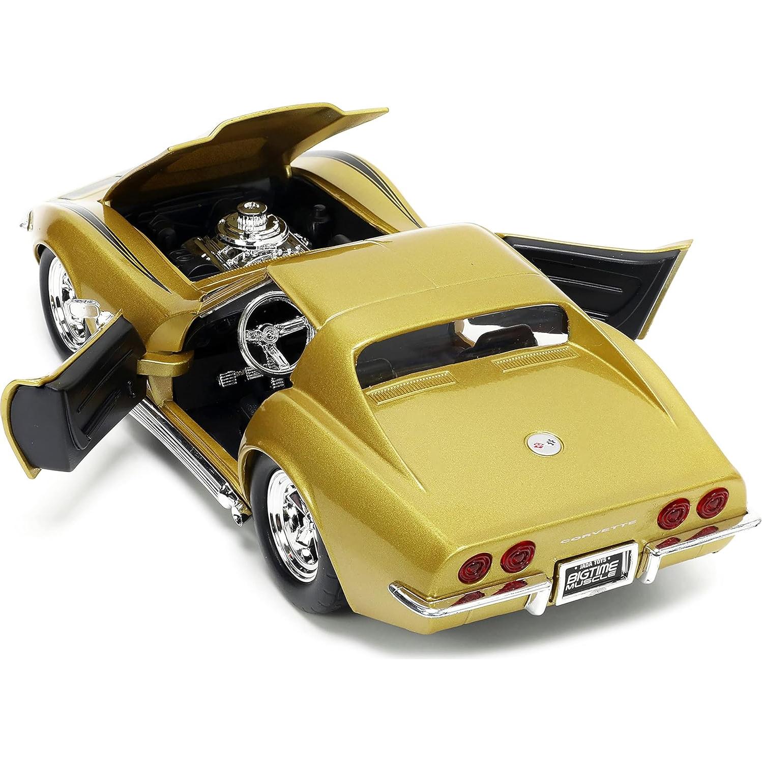 Coche de metal 1:24 Jada Toys 1969 Chevy Corvette Stingray