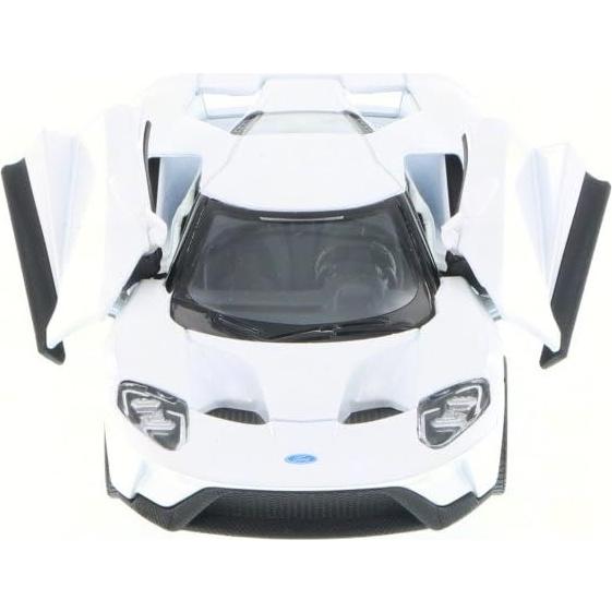 Modelo Die Cast 2017 Ford GT KiNSMART 1:38 Blanco 12.7 cm