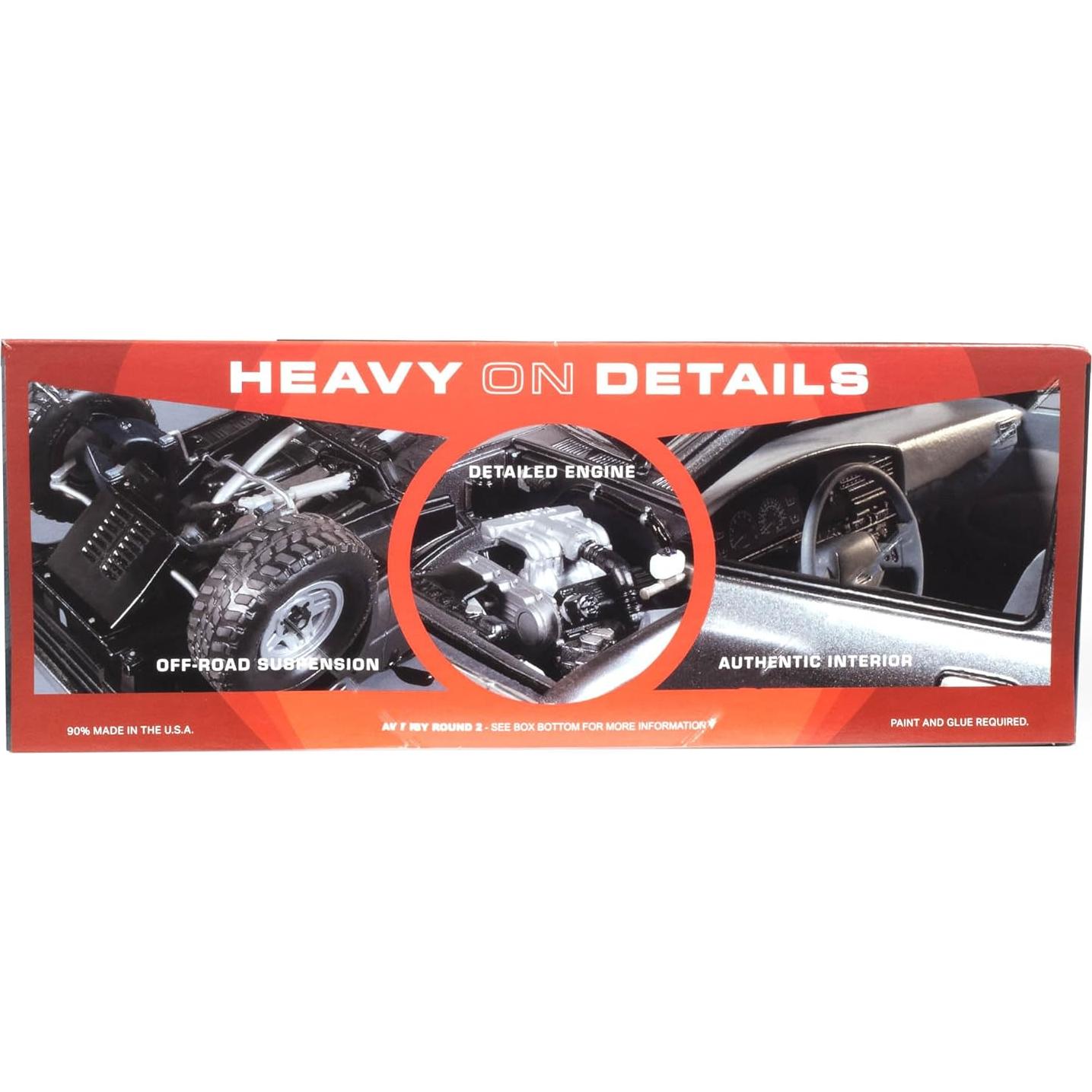 Modelo a Escala Pickup 4x4 Toyota 1992 AMT 1:20 126 Piezas