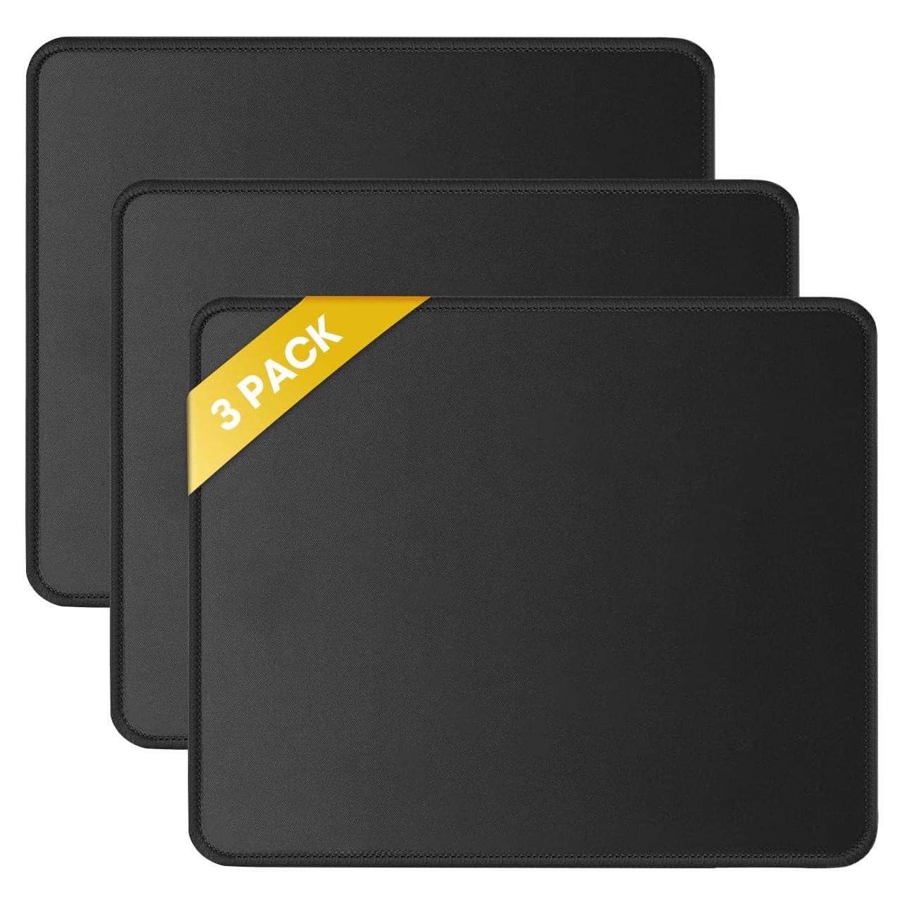 Alfombrilla de Ratón JIKIOU 25.9x21.1cm Antideslizante Negra