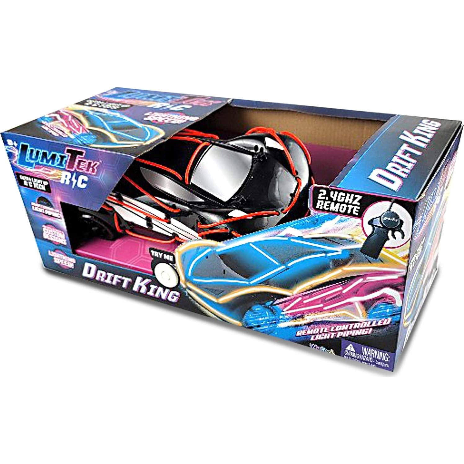 Coche RC LumiTek Drift King 1:10 LED Personalizable 2.4 GHz