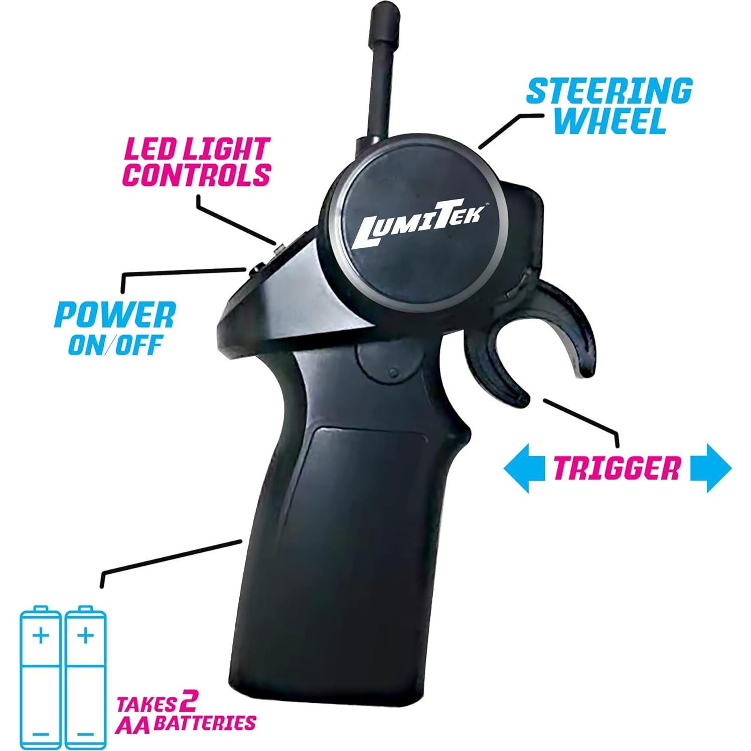 Coche RC LumiTek Drift King 1:10 LED Personalizable 2.4 GHz