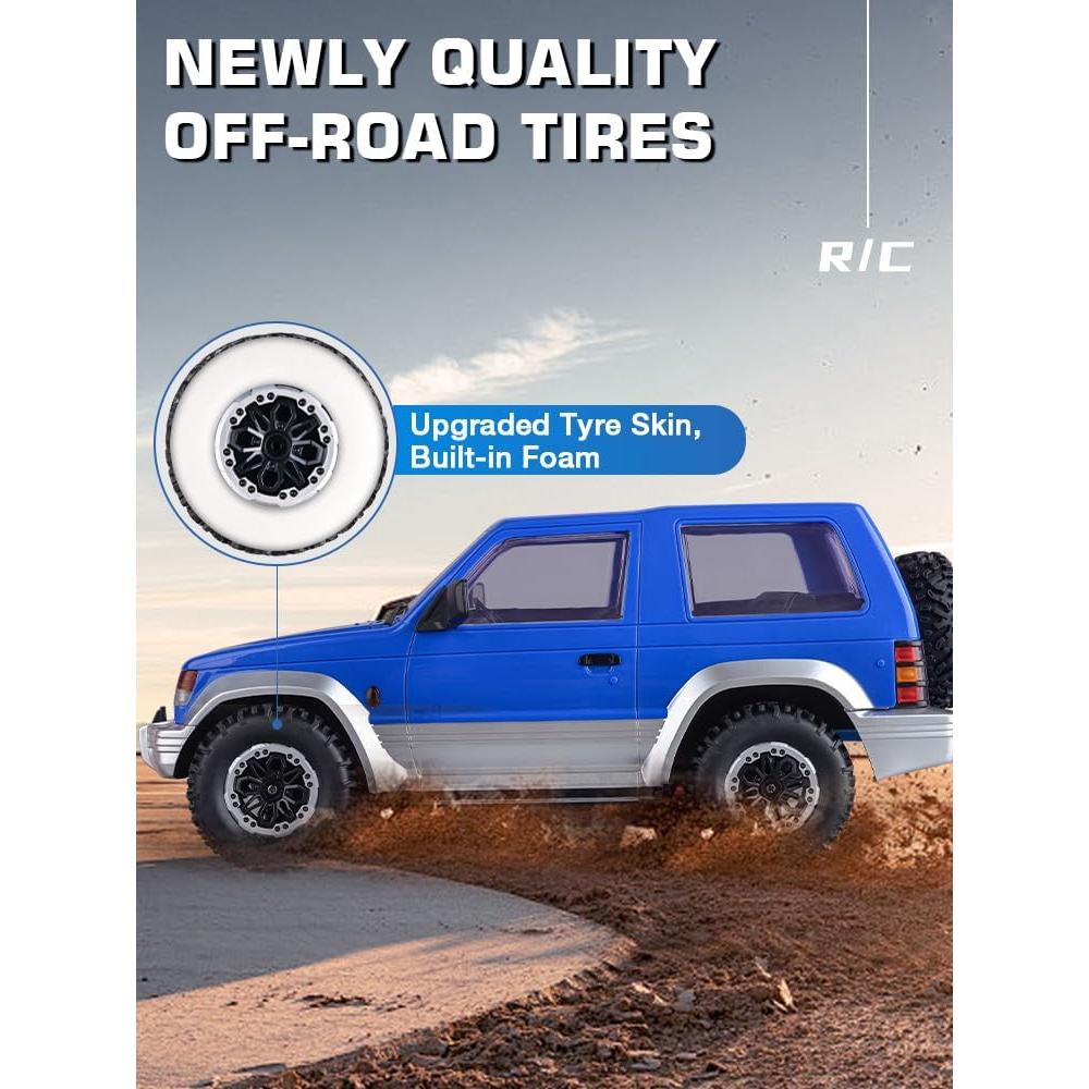 Camión RC 1/14 LDRC LD1297 4x4 Todo Terreno Azul