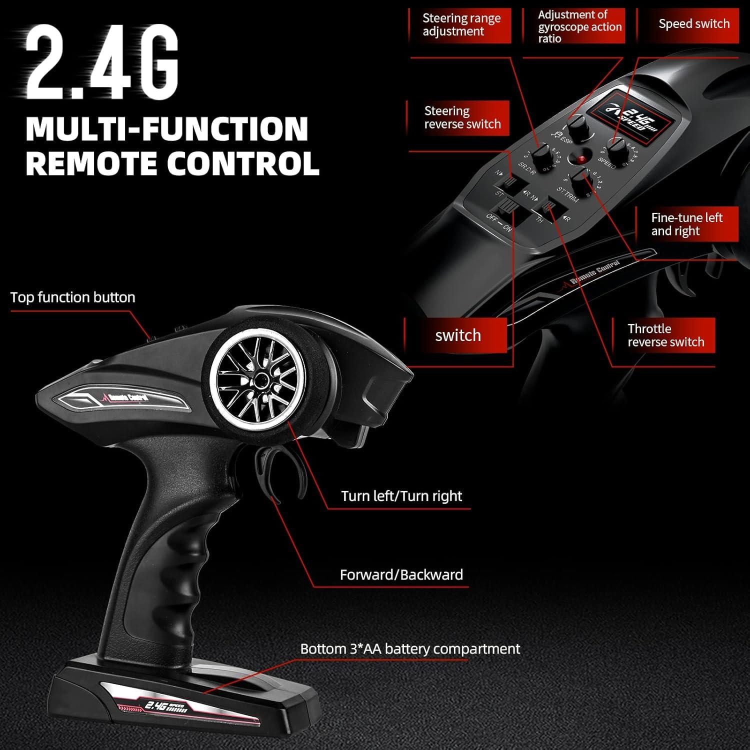 Coche RC Drift GoolRC 1:16 4WD 30km/h Control Remoto