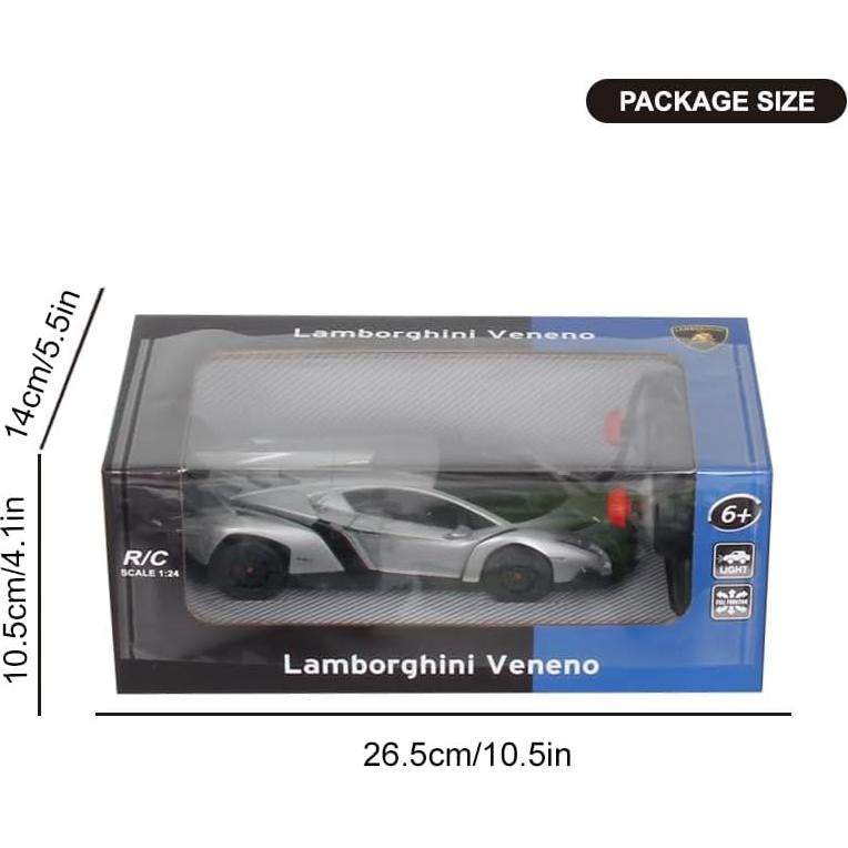 Coche RC Vinie Lamborghini Veneno 1:24 con Luces LED