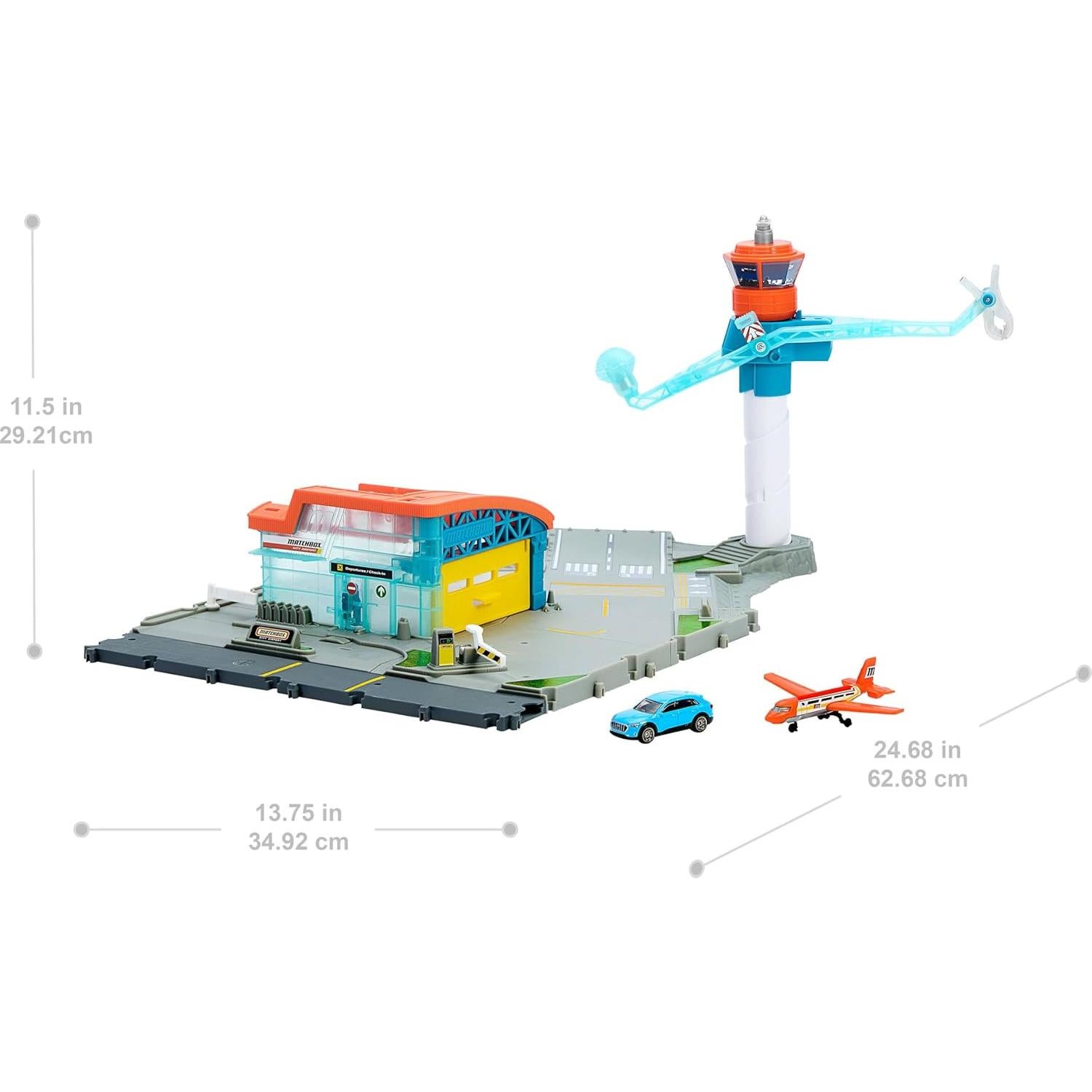 Juego de coches de juguete Matchbox Audi e-tron y avión