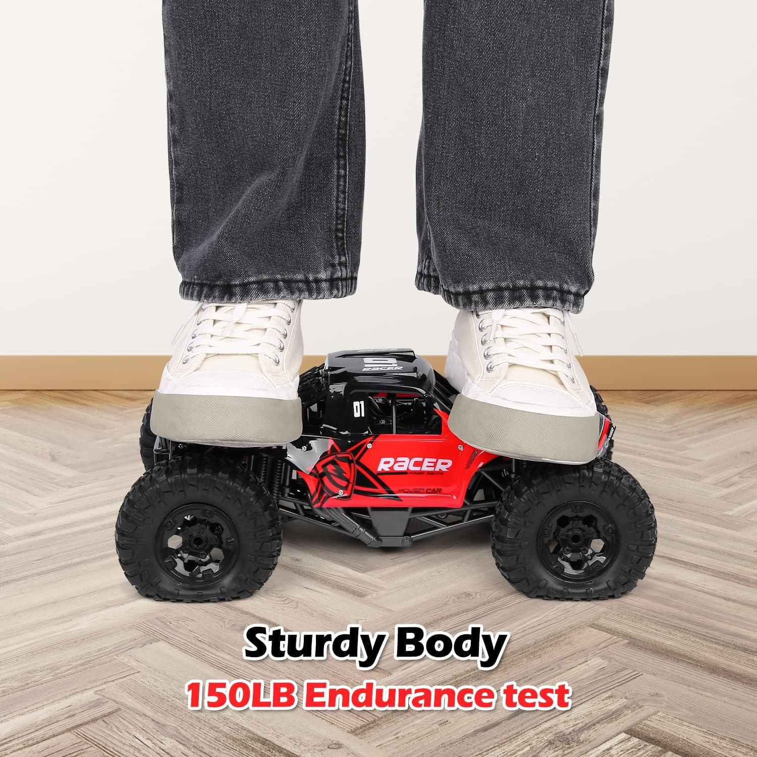 Camión RC 4x4 Todo Terreno JJRC 1:12 Impermeable con 3 Baterías