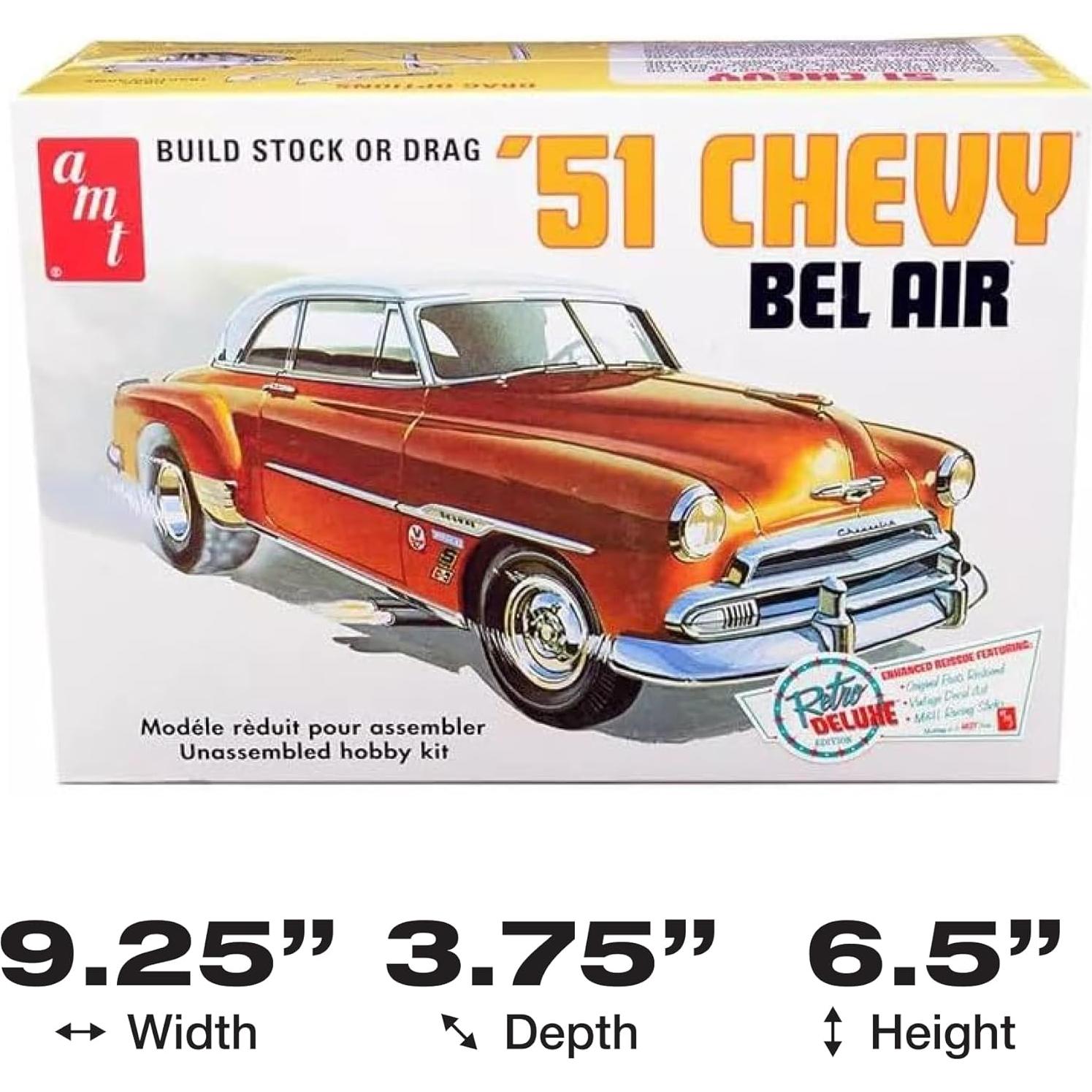 Kit de Modelo AMT 1951 Chevrolet Bel Air 2-en-1 Escala 1:25