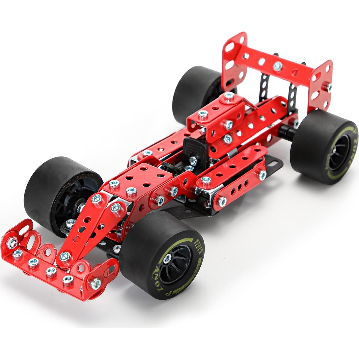 Kit de Construcción Coche de Carreras BESTYMXY 1:20 Metal 201 Piezas