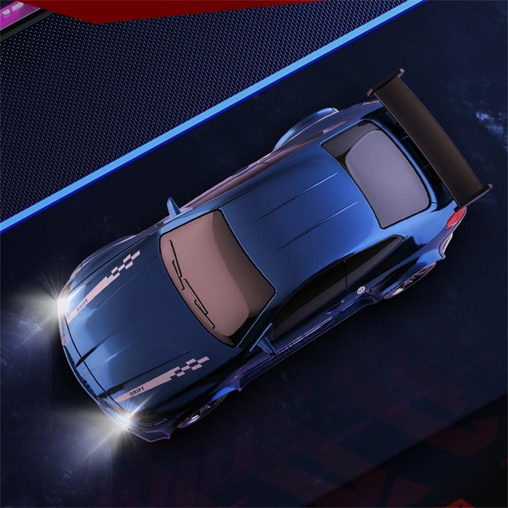 Coche de Control Remoto Teeggi KF20 Mini 1:64 4WD LED Azul