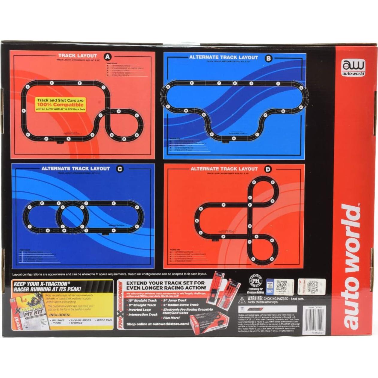 Set de Carrera Auto World HO Mustang vs Viper 4.27m