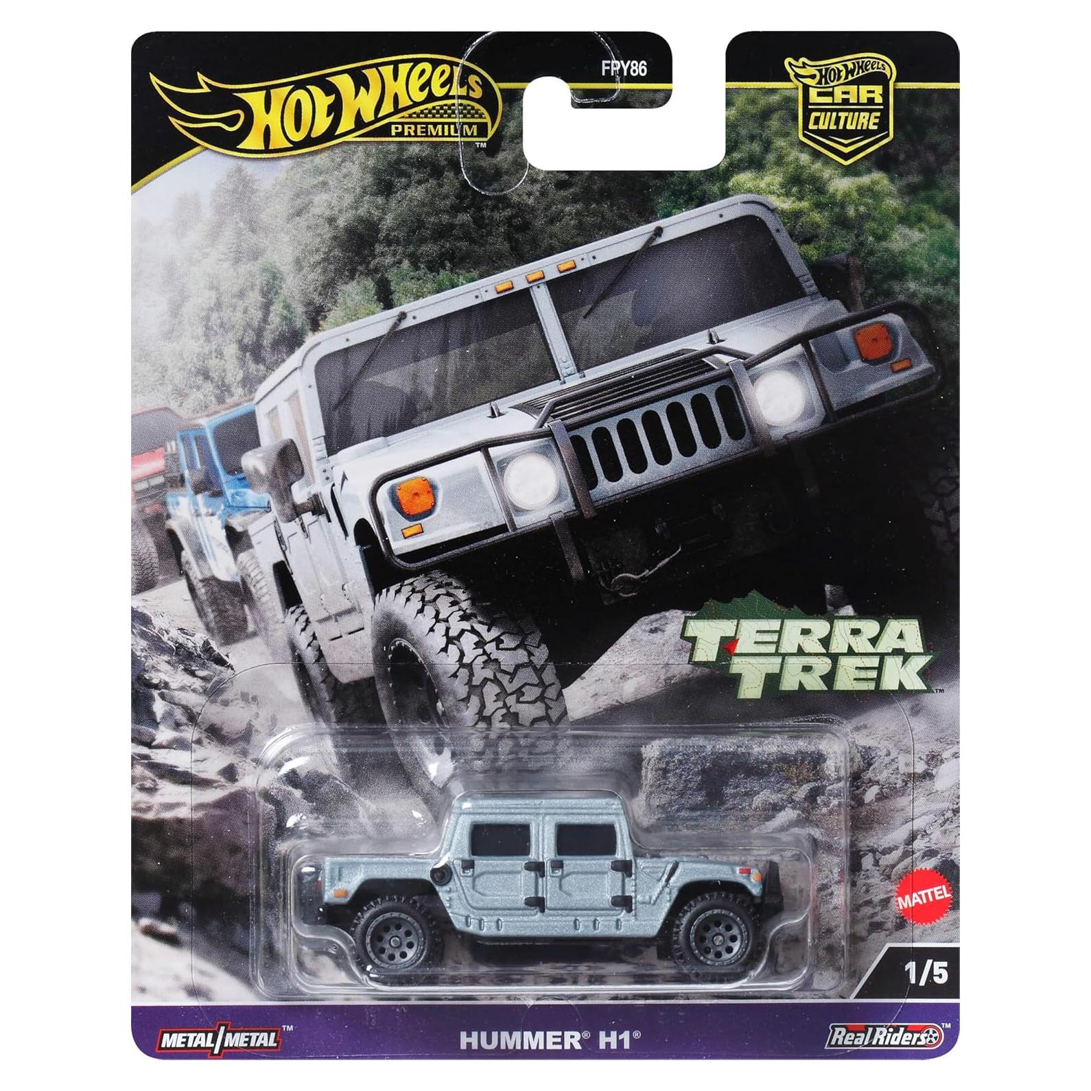 Coche de Juguete Hot Wheels Premium Hummer H1 1:64 Metal