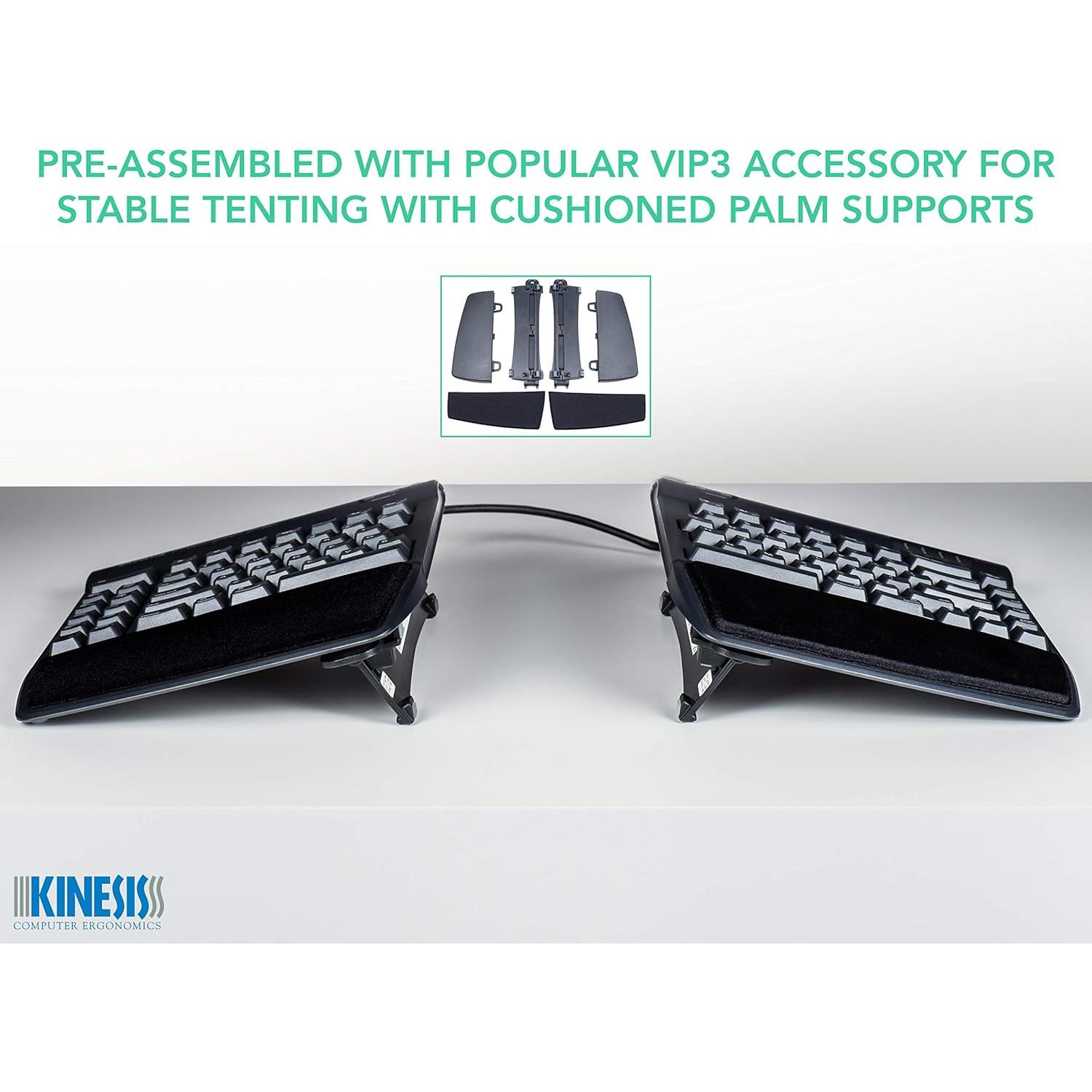 Teclado Ergonómico Kinesis Freestyle2 USB-A con Elevadores VIP3