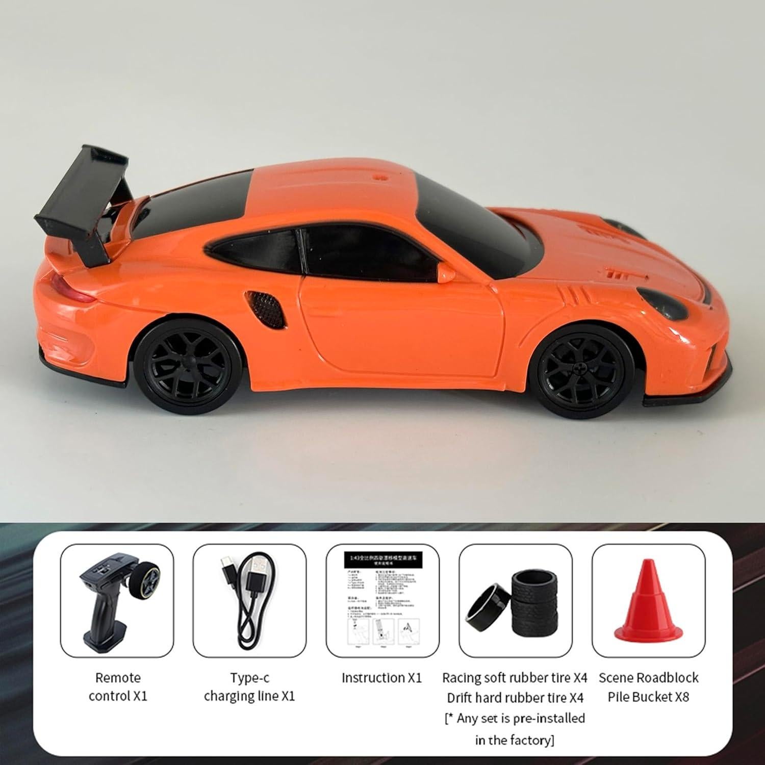 Coche RC Drift 4WD WPLDEWAN Escala 1/43 con Giroscopio