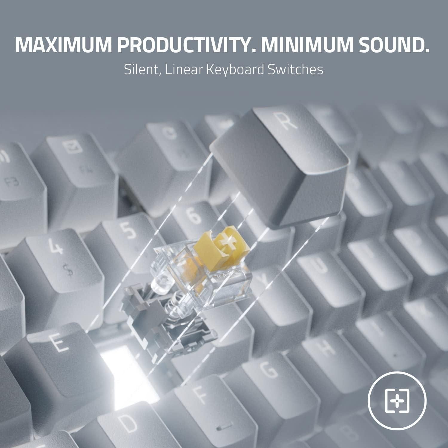 Teclado Mecánico Inalámbrico Razer Pro Type Ultra - Ergonomía y Silencio