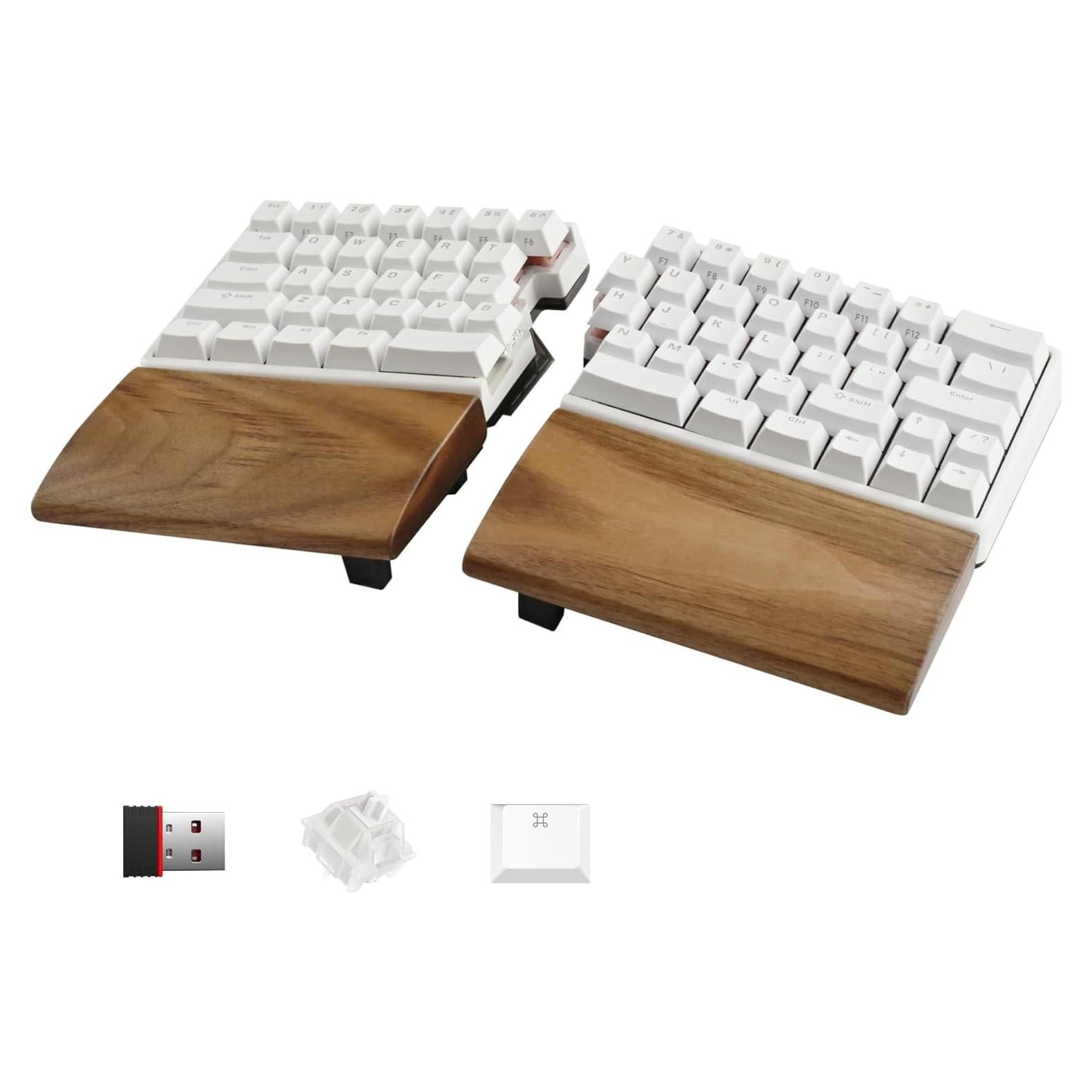 Teclado Mecánico Ergonómico Inalámbrico NocFree Lite 60% RGB