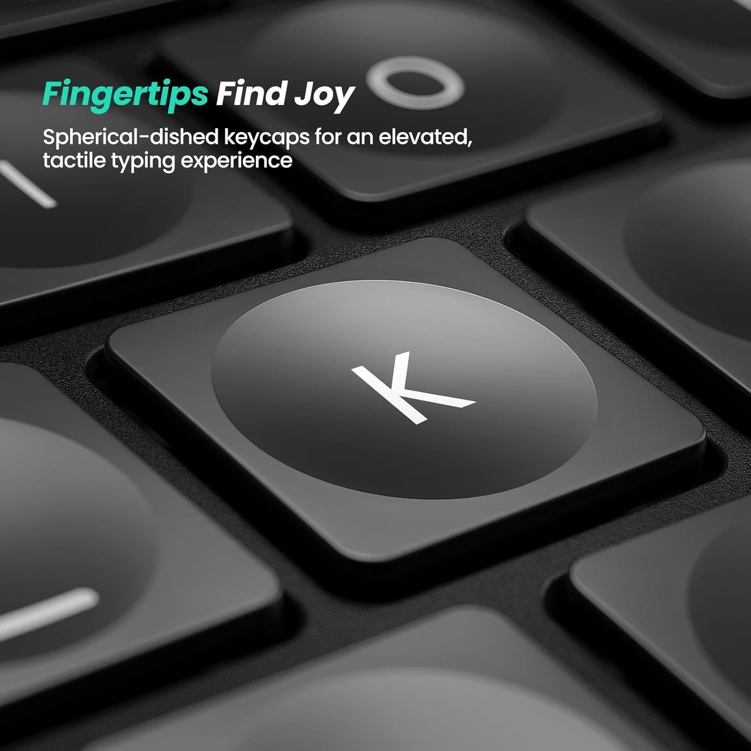 Teclado Ergonómico Nulea RT05C con Reposamuñecas Acolchado