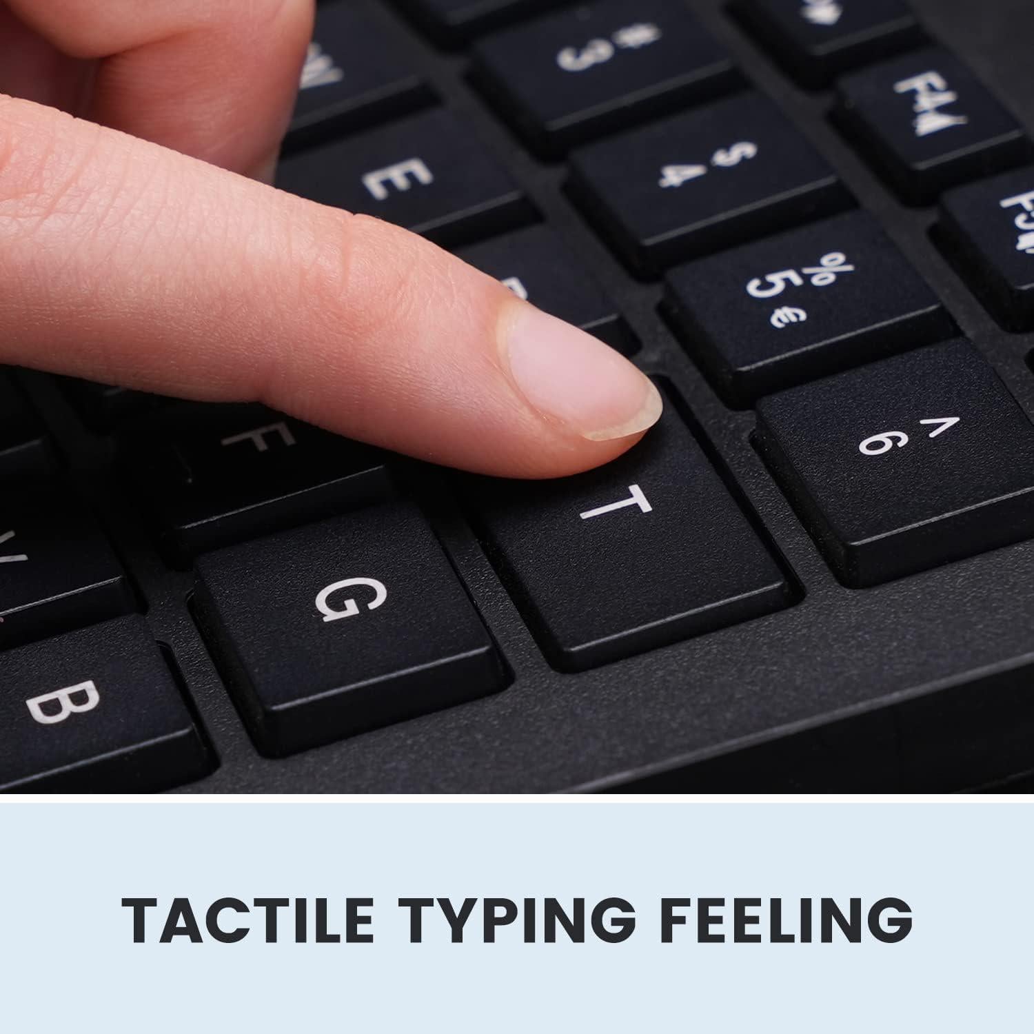 Teclado Ergonómico Perixx PERIBOARD-524B con Cable - Negro