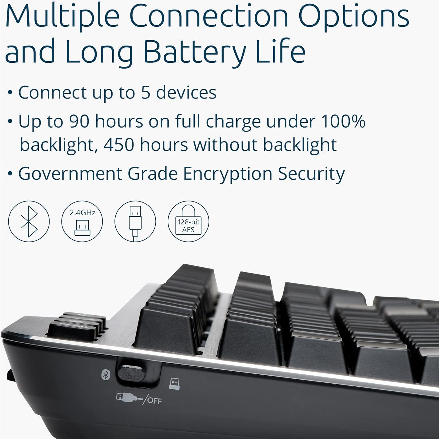 Teclado Mecánico Silencioso Kensington MK7500F Inalámbrico