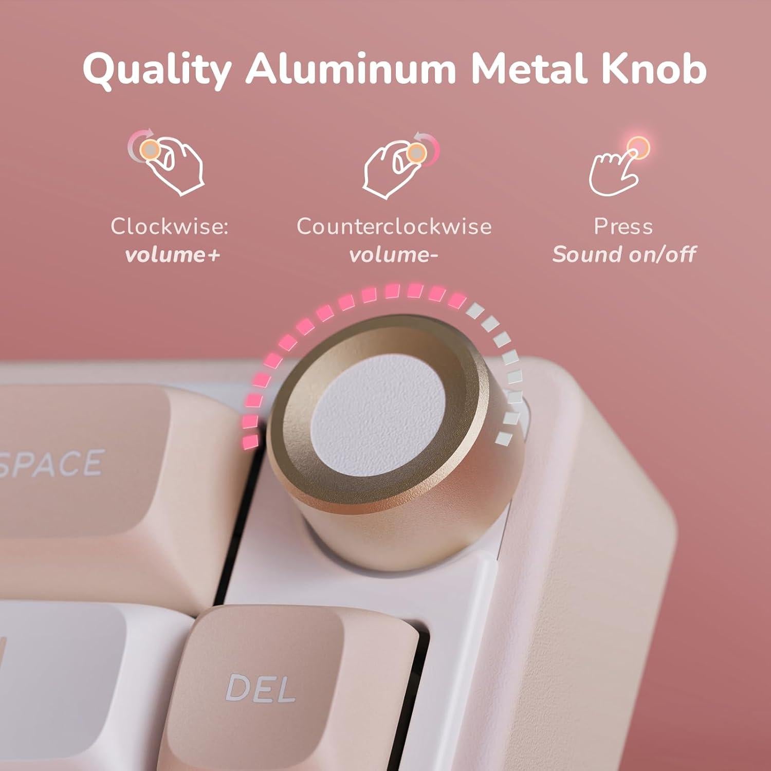 Teclado Mecánico RK Royal Kludge R65 60% RGB Gasket PBT