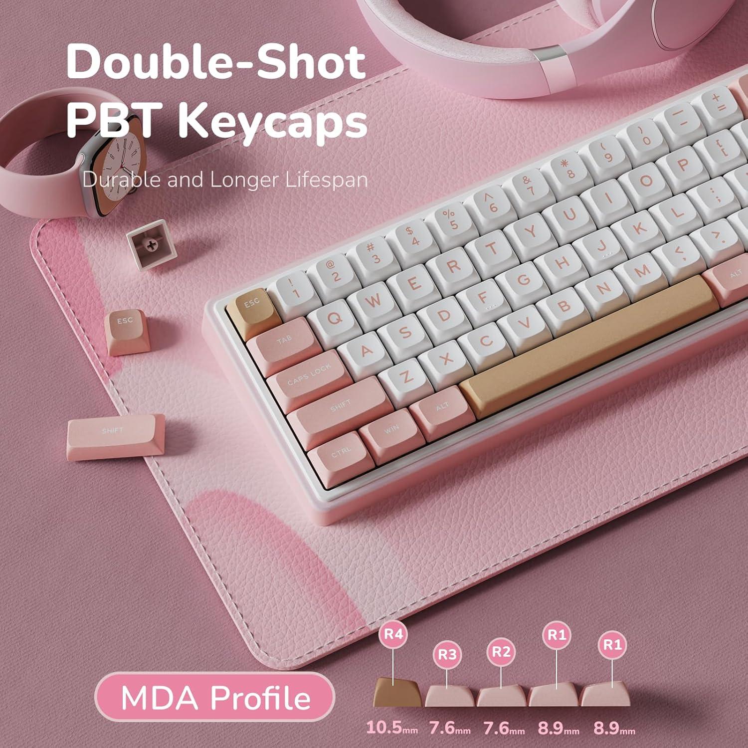 Teclado Mecánico RK Royal Kludge R65 60% RGB Gasket PBT