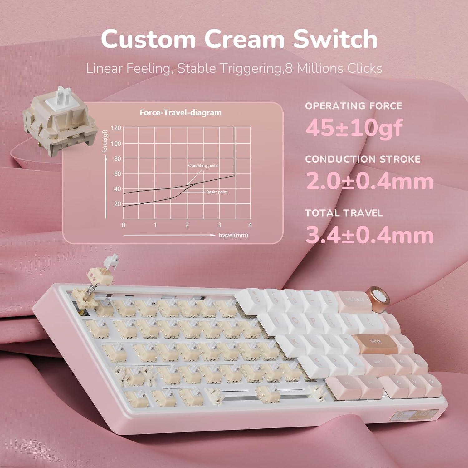 Teclado Mecánico RK Royal Kludge R65 60% RGB Gasket PBT